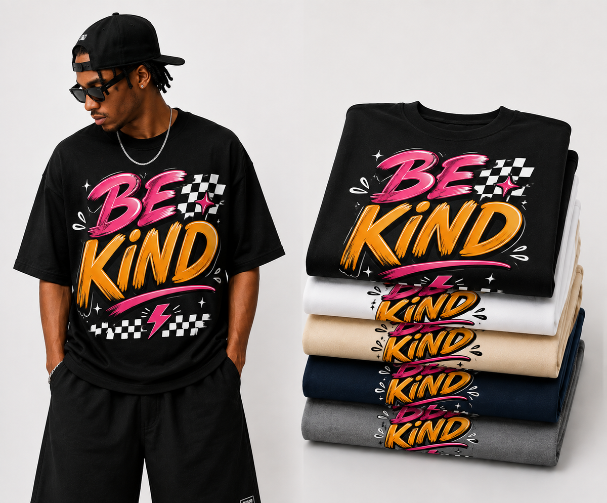 Be Kind Graphic Streetwear T-Shirt