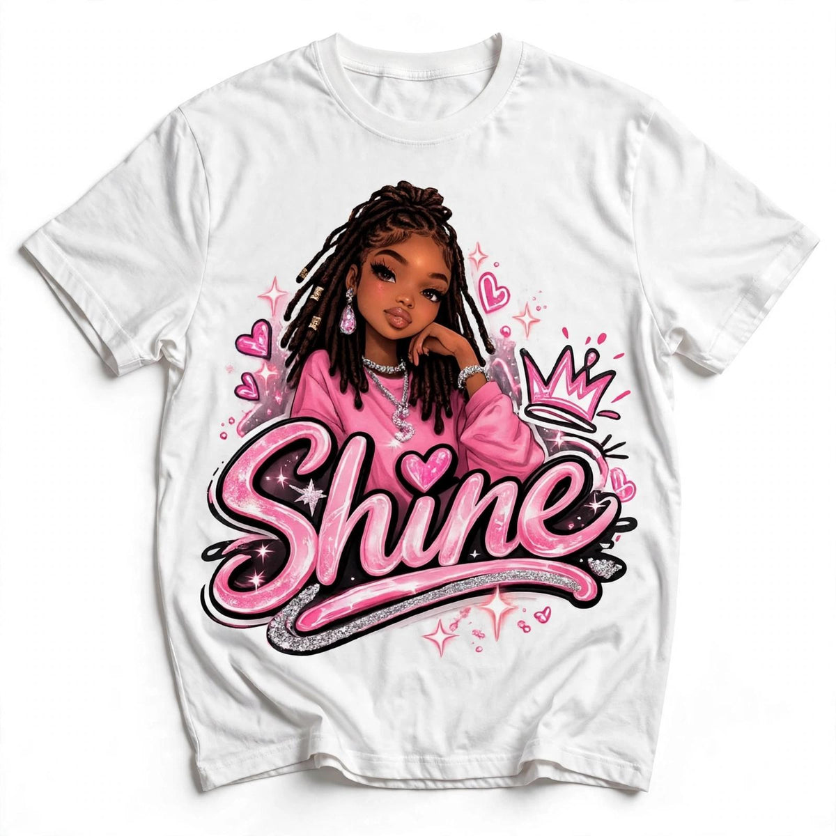 Pink Shine Queen Graphic Tee