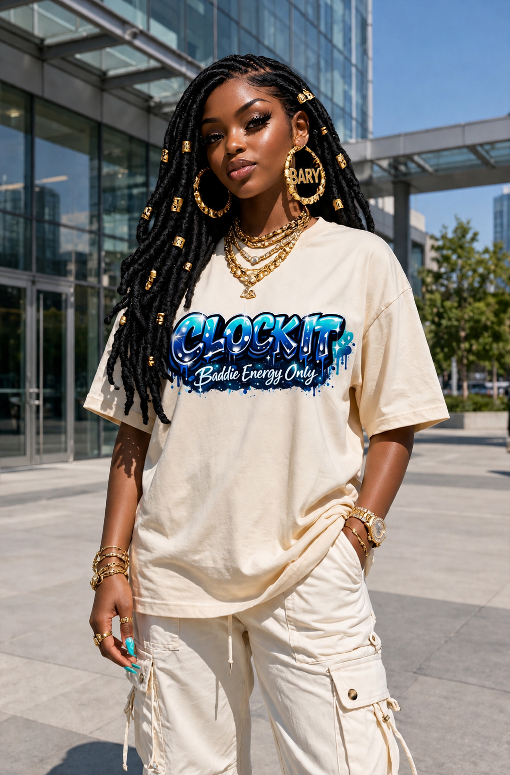 Baddie Energy Only Streetwear Tee