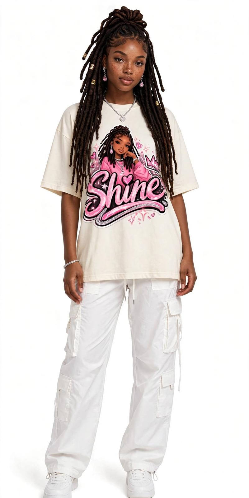 Pink Shine Queen Graphic Tee