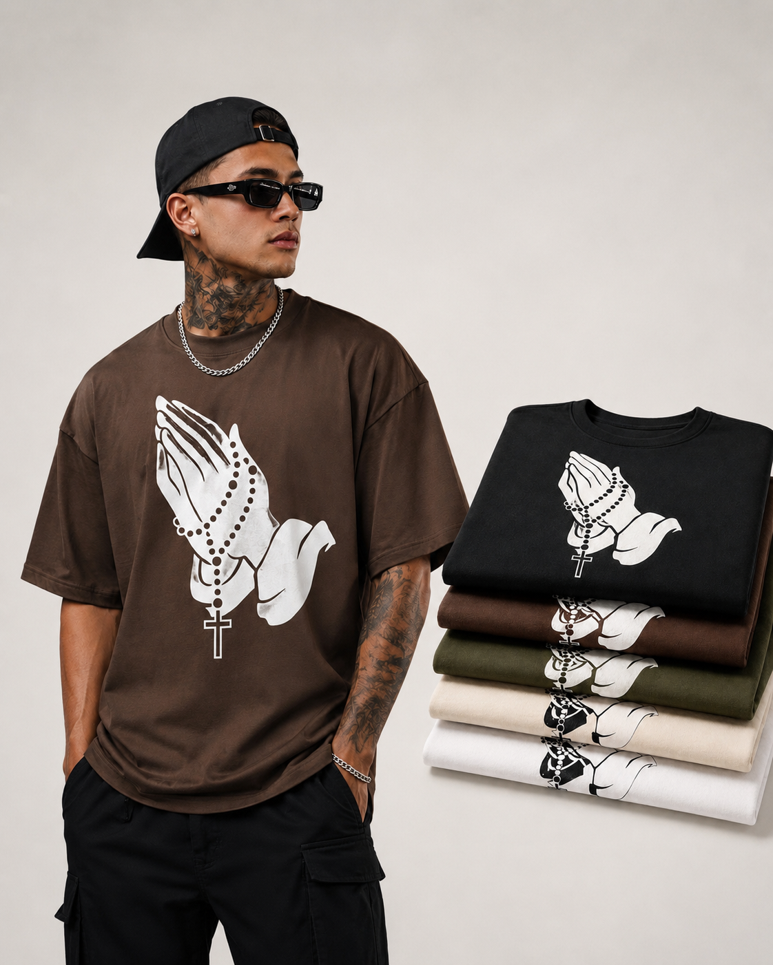 Praying Hands Graphic Tee