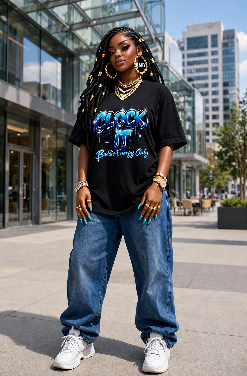 Baddie Energy Only Streetwear Tee