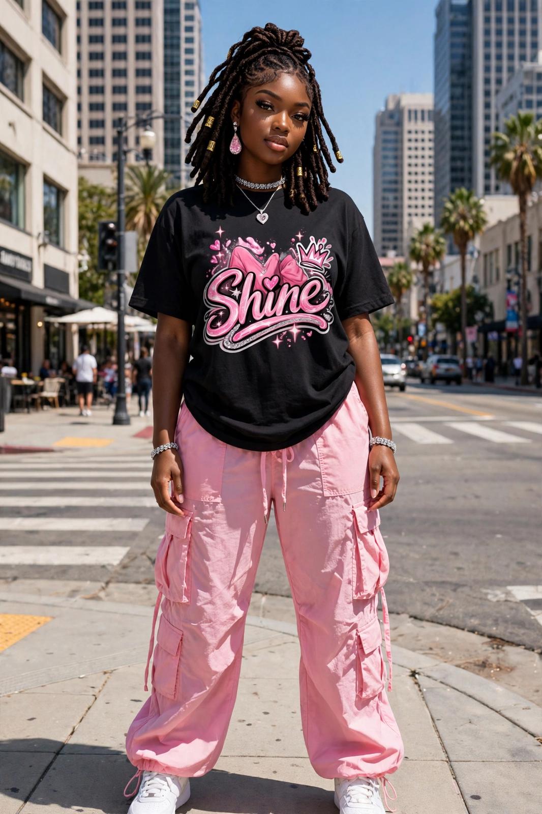 Pink Shine Queen Graphic Tee