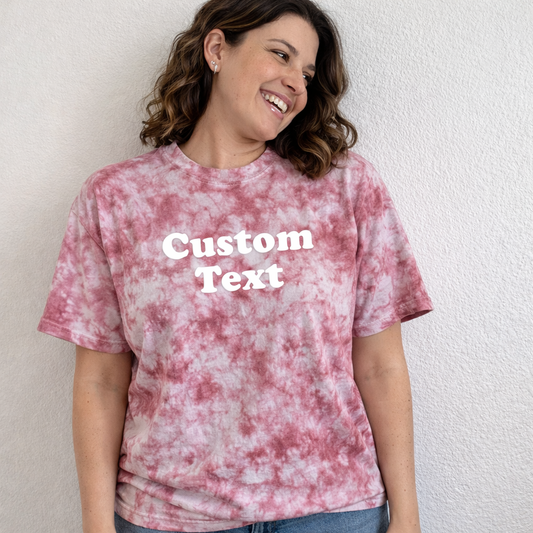 Personalized Tie Dye Shirt | Custom Name Tie Dye T-Shirt