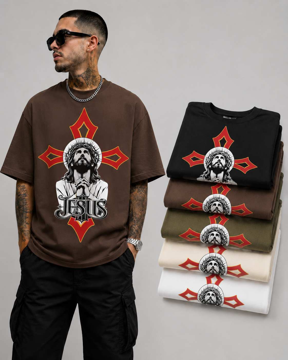 Jesus Cross Graphic Tee