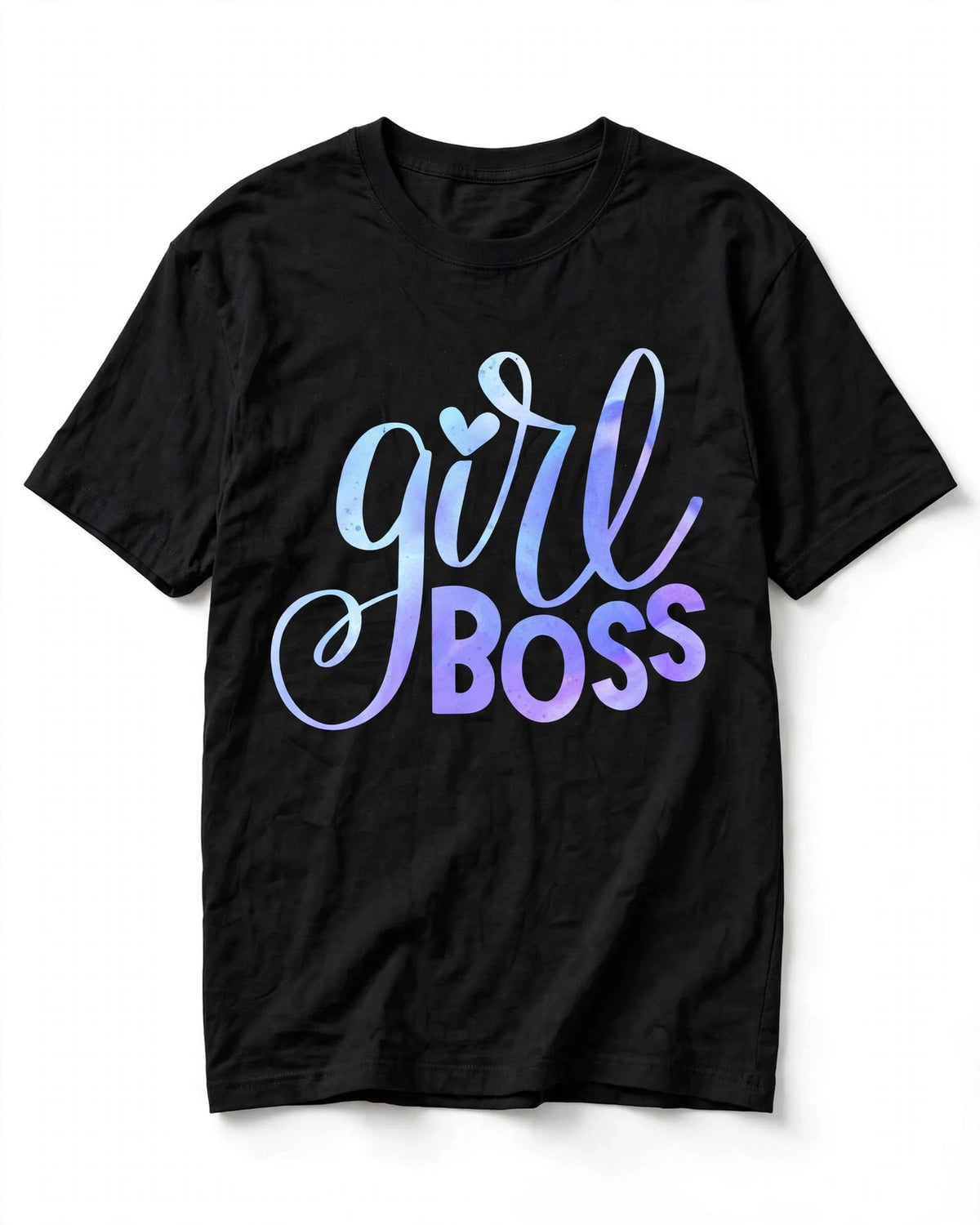 Girl Boss Pastel Lettering Graphic Tee