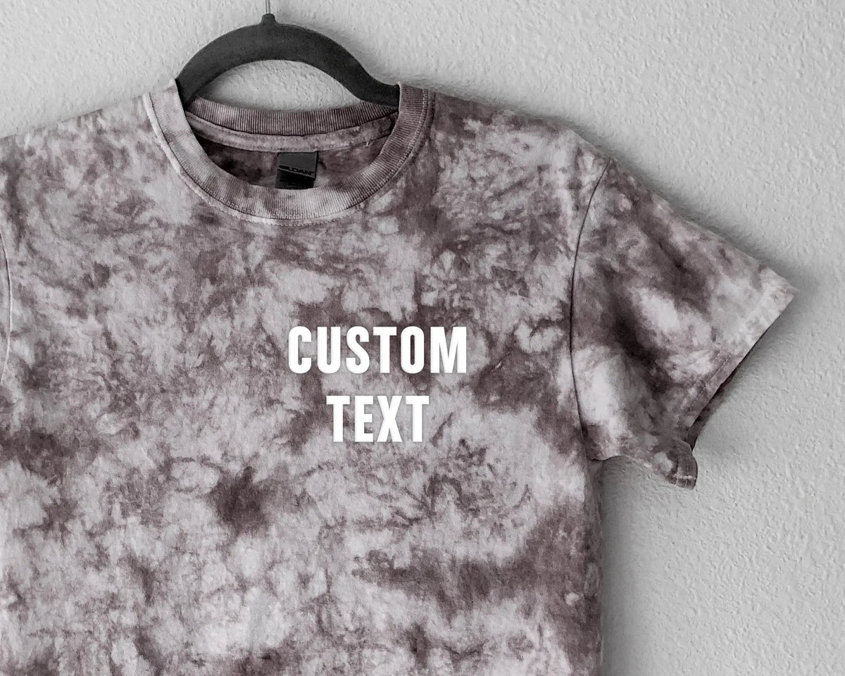Personalized Tie Dye Shirt | Custom Name Tie Dye T-Shirt